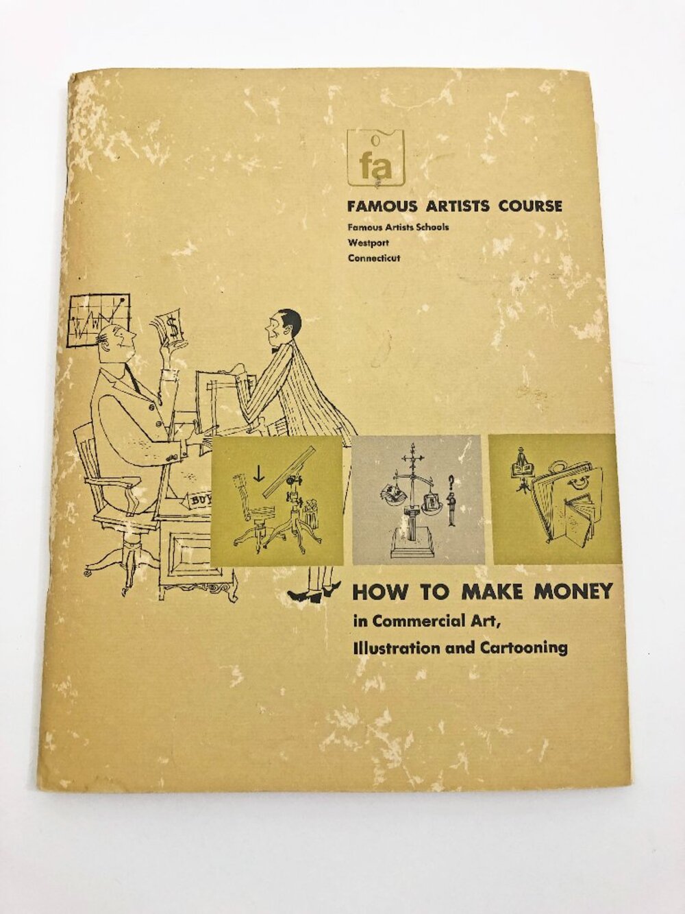 Famous Artists Course 1956 with Acceptance Letter & Brochure